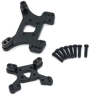 Wltoys 124019 RC Car spare parts shock absorber plate Black - Click Image to Close