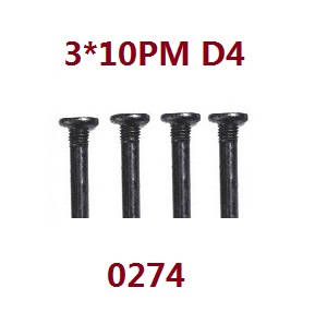 Wltoys 12409 RC Car spare parts screws 3*10PM 0274