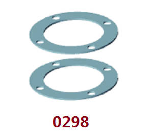 Wltoys 12409 RC Car spare parts green shell ring paper 0298