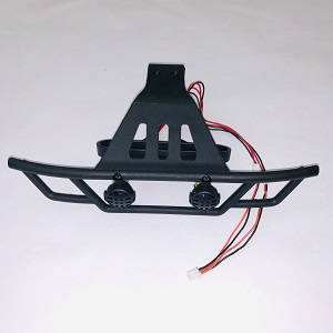 Wltoys 12423 12428 RC Car spare parts front suspension with LED lights (Assembled) - Click Image to Close