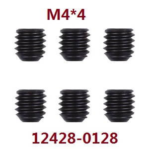 Wltoys 12423 12428 RC Car spare parts screws M4*4 (0128) - Click Image to Close