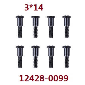 Wltoys 12423 12428 RC Car spare parts screws 3*14 (0099)