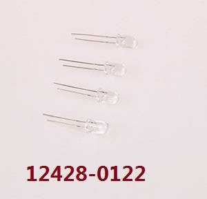 Wltoys 12428 12427 12428-A 12427-A 12428-B 12427-B 12428-C 12427-C RC Car spare parts LED lights (0122)