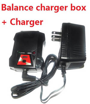 Wltoys 12423 12428 RC Car spare parts charger and balance charger box - Click Image to Close