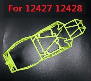 Wltoys 12428 12427 12428-A 12427-A 12428-B 12427-B 12428-C 12427-C RC Car spare parts total frame roll cage (Green) For 12427 12428