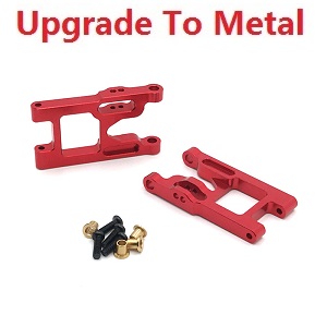 Wltoys 12428 12427 12428-A 12427-A 12428-B 12427-B 12428-C 12427-C RC Car spare parts left and right arm (Metal) Red