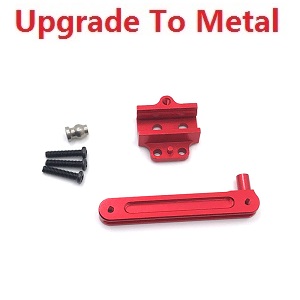 Wltoys 12428 12427 12428-A 12427-A 12428-B 12427-B 12428-C 12427-C RC Car spare parts steering connecting piece (Metal) Red