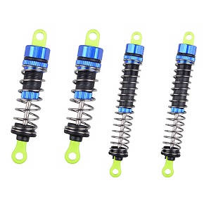 Wltoys 12423 12428 RC Car spare parts front suspension and rear shock set (green head) - Click Image to Close