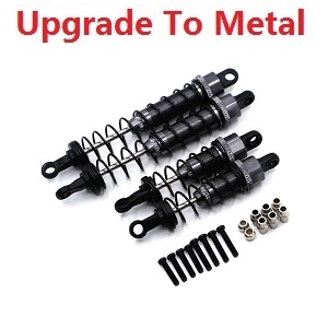 Wltoys 12428 12427 12428-A 12427-A 12428-B 12427-B 12428-C 12427-C RC Car spare parts front suspension and rear shock set (Metal-2) Titanium color