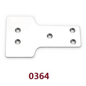 Wltoys 12429 RC Car spare parts front bottom protection aluminum sheet group (0364)