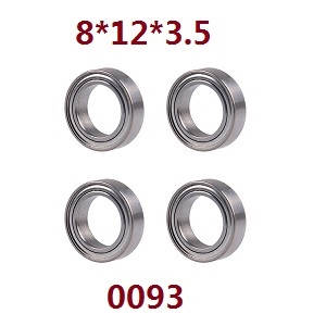 Wltoys 12429 RC Car spare parts bearing 8*12*3.5 (0093)