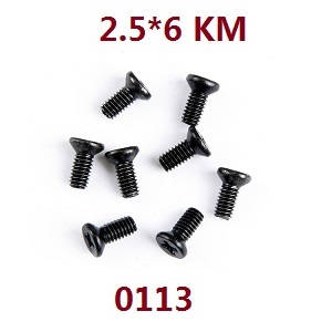 Wltoys 12429 RC Car spare parts screws 2.5*6 KM (0113) Wltoys 12429 RC Car spare parts screws 2.5*6 KM (0113)