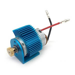 Wltoys 12429 RC Car spare parts 550 main motor with driven gear, motor seat and heat sink set