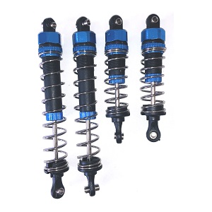 Wltoys 12429 RC Car spare parts front suspension and rear shock set (Blue head) - Click Image to Close