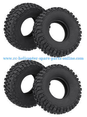 Wltoys 12429 RC Car spare parts tire skin 4pcs - Click Image to Close