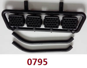 Wltoys 12628 RC Car spare parts LED frame (0795)