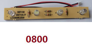 Wltoys 12628 RC Car spare parts LED board (0800)