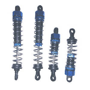 Wltoys 12628 RC Car spare parts front suspension and rear shock set (Blue head) - Click Image to Close