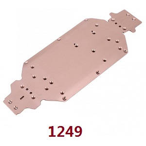 Wltoys 144001 RC Car spare parts metal bottom board 1249 - Click Image to Close