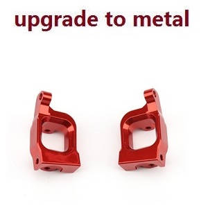 Wltoys 144001 RC Car spare parts C shape seat (Metal Red) - Click Image to Close