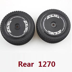 Wltoys 144001 RC Car spare parts rear tires 1270 - Click Image to Close