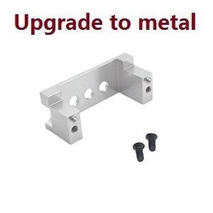 Wltoys 144001 RC Car spare parts upgrade to metal fixed set for the SERVO (Silver) - Click Image to Close