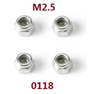 Wltoys 144001 RC Car spare parts M2.5 nuts - Click Image to Close