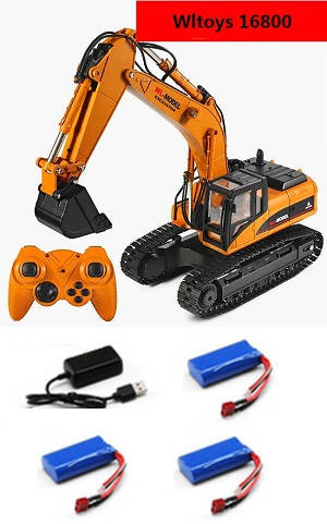 WL-Model 16800 Excavator with 3 battery - Click Image to Close