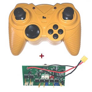 Wltoys WL XK WL-Model 16800 Excavator spare parts PCB board + Transmitter - Click Image to Close