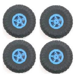 Wltoys 18428-A RC Car spare parts tires (Blue) 4pcs