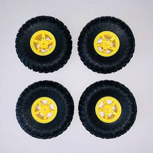 Wltoys 18428-A RC Car spare parts tires (Yellow) 4pcs