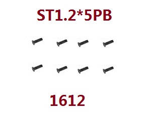 Wltoys 18428-A RC Car spare parts screws ST1.2*5PB 1612