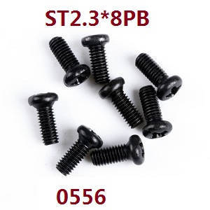 Wltoys 18428-A RC Car spare parts screws ST2.3*8PB 0556