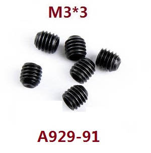 Wltoys 18428 18429 RC Car spare parts M3*3 machine screws A929-91