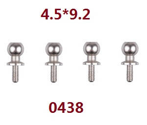 Wltoys 18428 18429 RC Car spare parts ball head screws 4.5*9.2 0438