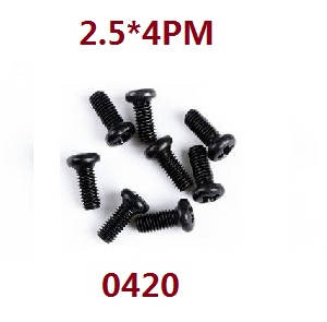 Wltoys 18428 18429 RC Car spare parts screws 2.5*4PM 0420