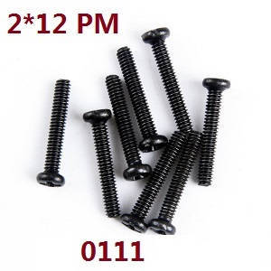 Wltoys 18428 18429 RC Car spare parts screws 2*12PM 0111