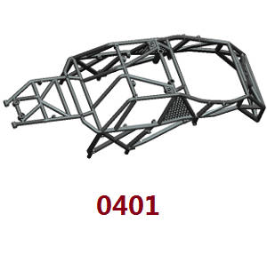 Wltoys 18428 18429 RC Car spare parts frame set 0401 Black