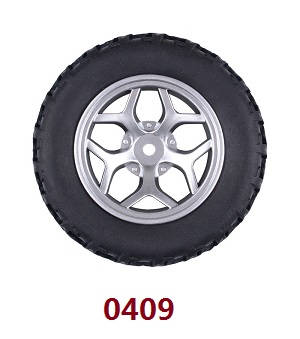 Wltoys 18428 18429 RC Car spare parts tire 0409 Black
