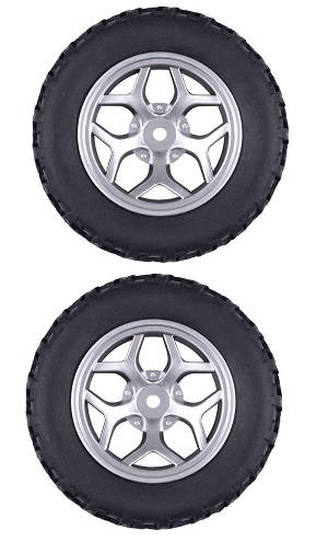 Wltoys 18428 18429 RC Car spare parts tires 2pcs Black