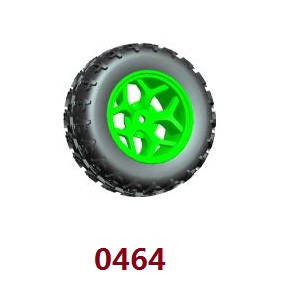 Wltoys 18428 18429 RC Car spare parts tire 0464 Green