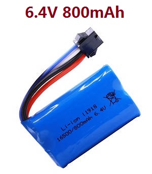 Wltoys 18428 18429 RC Car spare parts 6.4V 800mAh battery - Click Image to Close