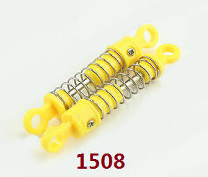 Wltoys 18628 18629 RC Car spare parts shock absorber 1508 (Yellow) - Click Image to Close