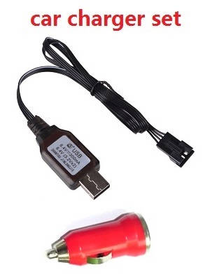 Wltoys 18628 18629 RC Car spare parts car charger with USB charger cable - Click Image to Close
