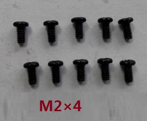 Wltoys 24438 24438B RC Car spare parts screws 2*4 10pcs - Click Image to Close