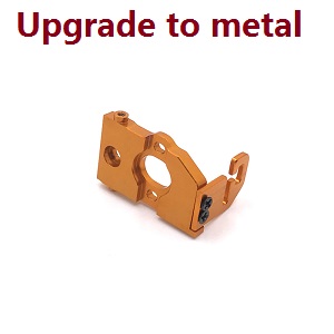 Wltoys K969 K979 K989 K999 P929 P939 RC Car spare parts motor fixed seat (Metal Gold)