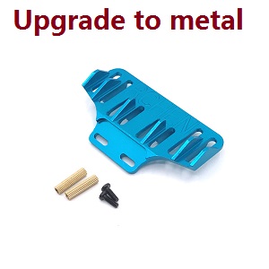 Wltoys K969 K979 K989 K999 P929 P939 RC Car spare parts rear bumper (Metal Blue)