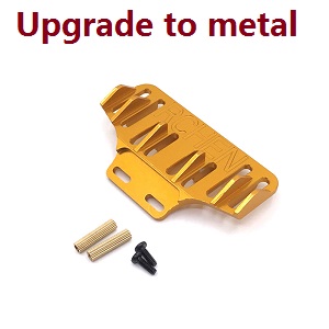 Wltoys K969 K979 K989 K999 P929 P939 RC Car spare parts rear bumper (Metal Gold)