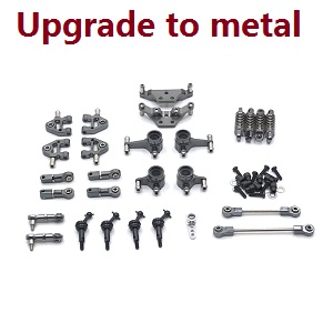 Wltoys K969 K979 K989 K999 P929 P939 RC Car spare parts upgrade to metal parts group E (Titanium color) - Click Image to Close
