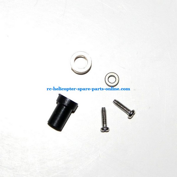 HCW 521 521A 527 527A RC helicopter spare parts bearing set collar + aluminum ring + small bearing + 2x screws (set) - Click Image to Close